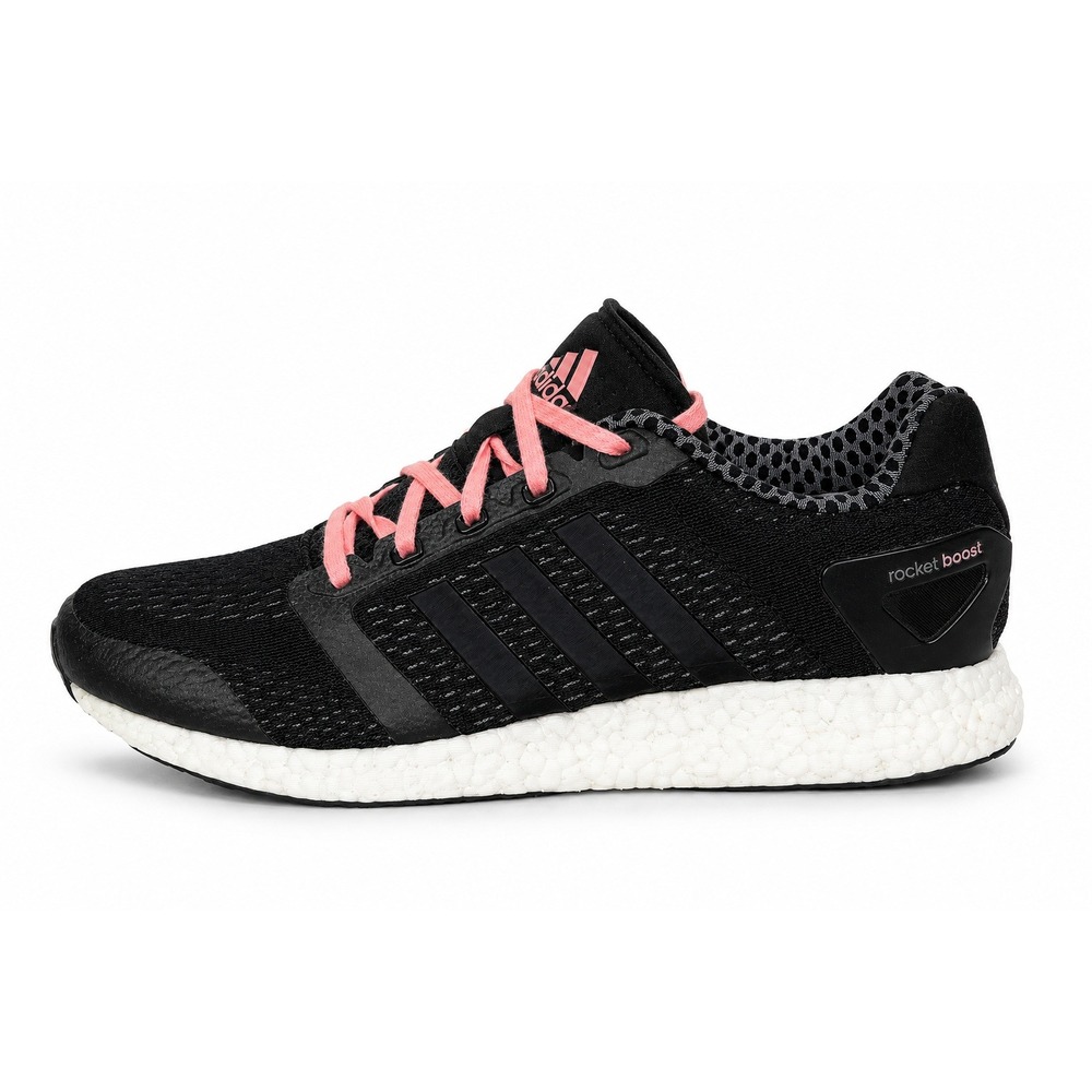 Adidas Climaheat Rocket Boost W Black Pink Running Shoes M21154 Womens 7.5